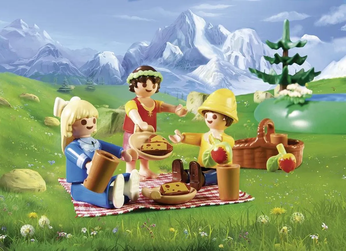 Playmobil Heidi Klara en Peter bij het meer 70254