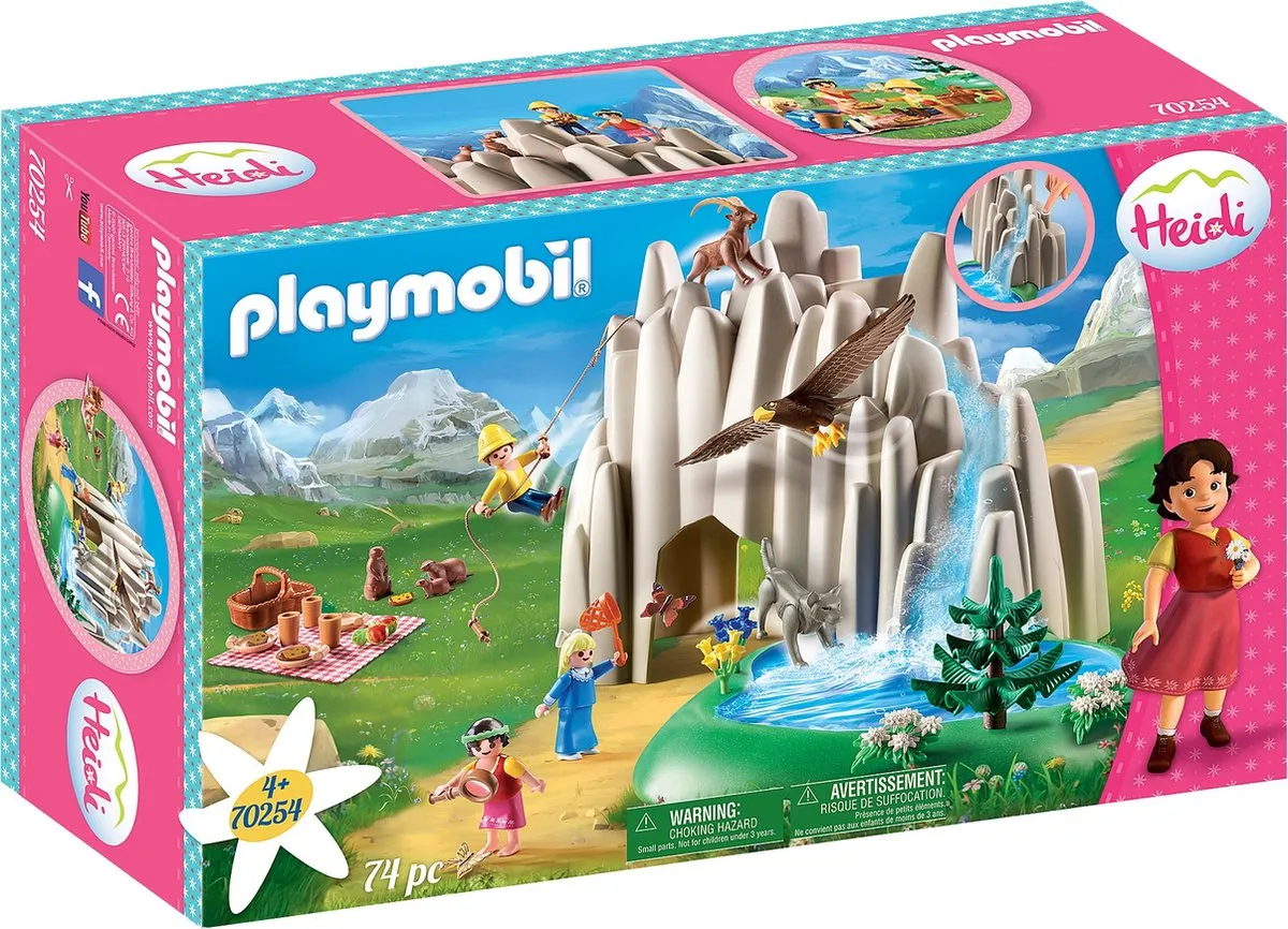 Playmobil Heidi Klara en Peter bij het meer 70254
