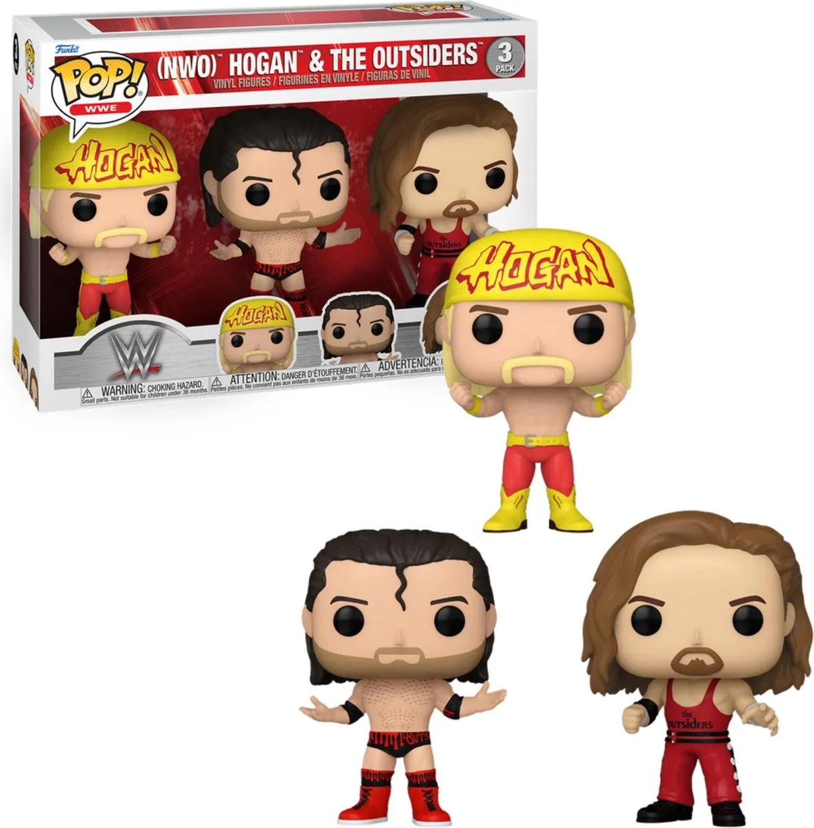 Funko Pop! WWE NWO Hogan & The Outsiders 3-Pack