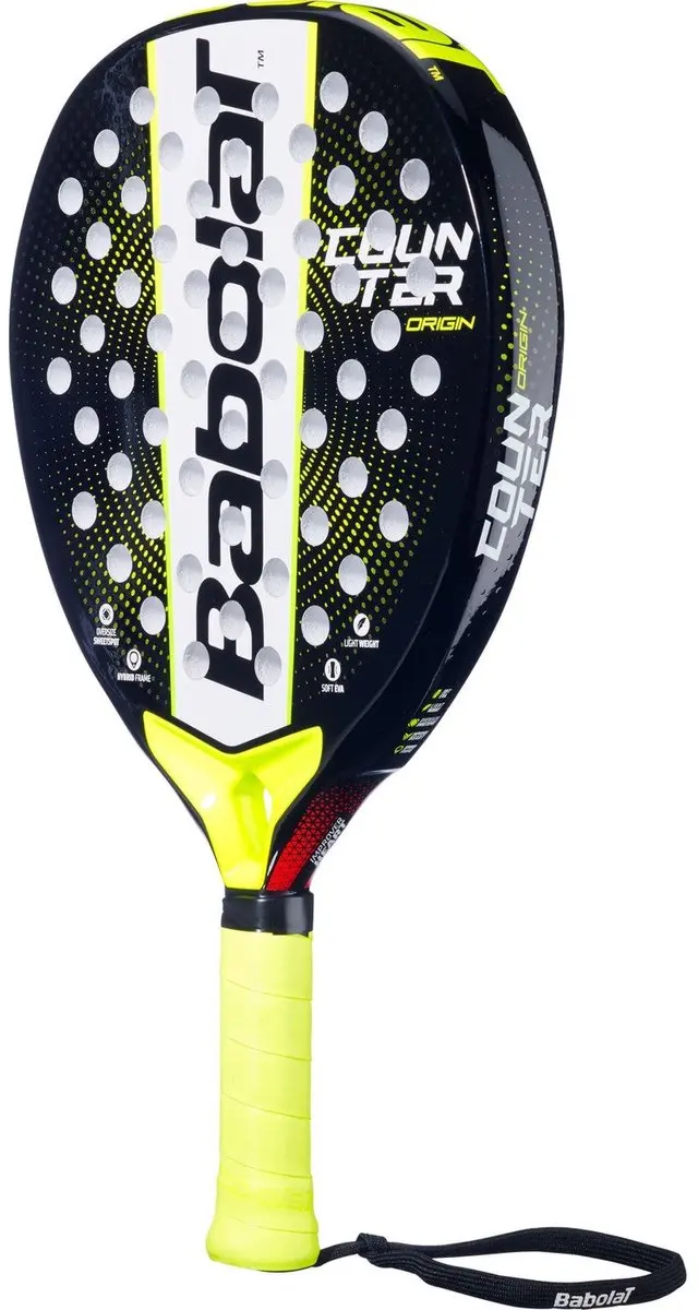 Babolat Counter Origin Padelracket - Geel - L0