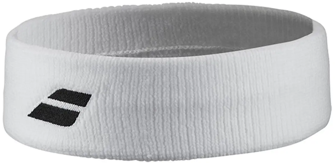 Babolat Logo Hoofdband - Zwart/Wit