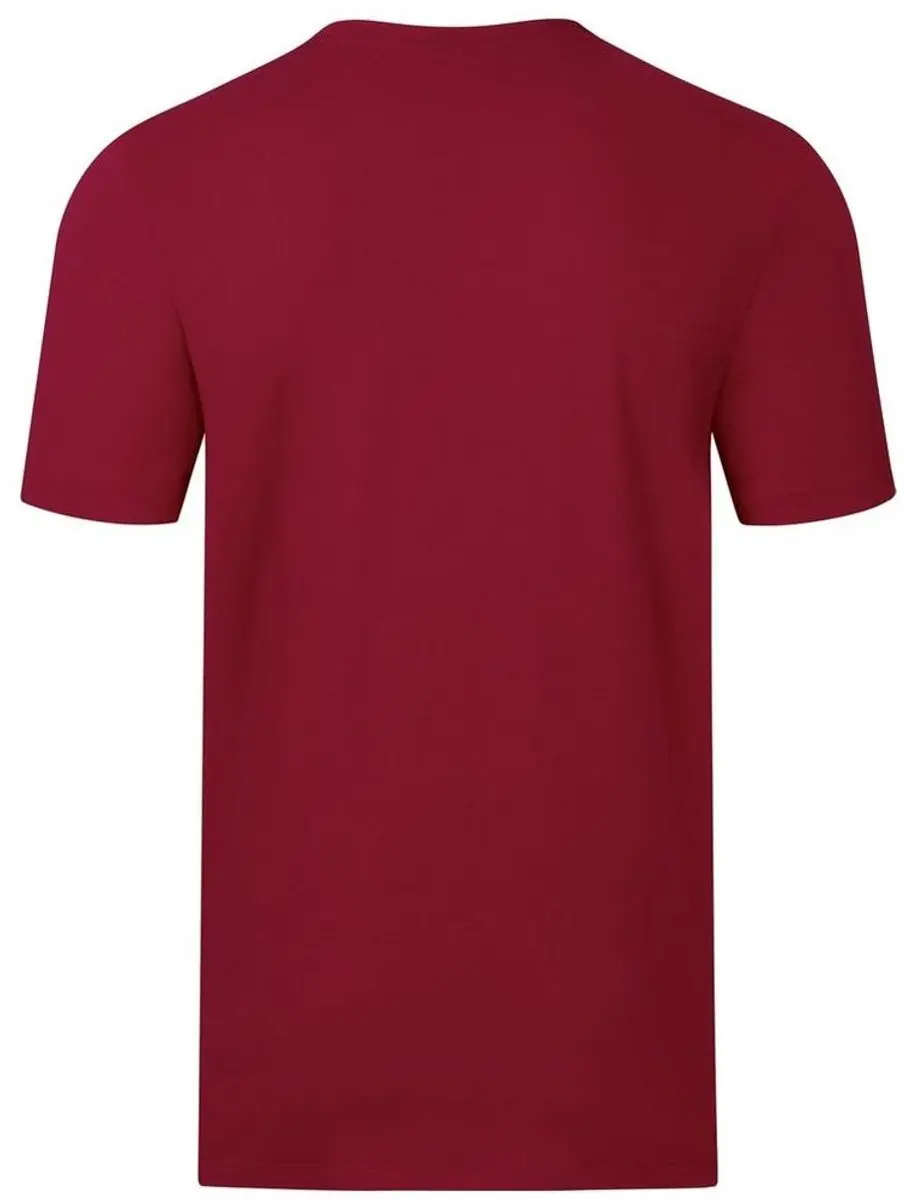 JAKO Promo T-Shirt Kinderen 128 - Fluorooranje/Wijnrood