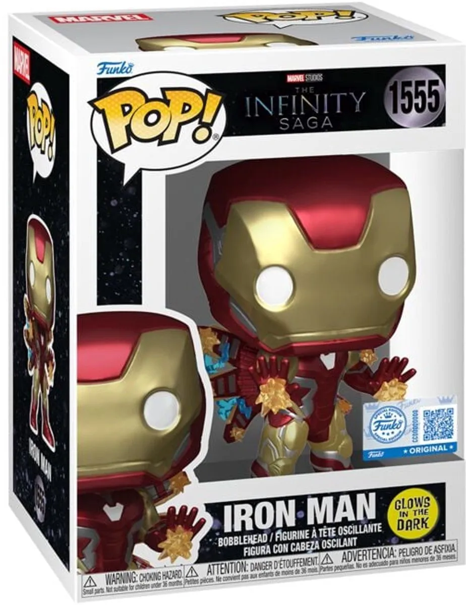 Funko Pop! Iron Man Glows in the Dark 1555