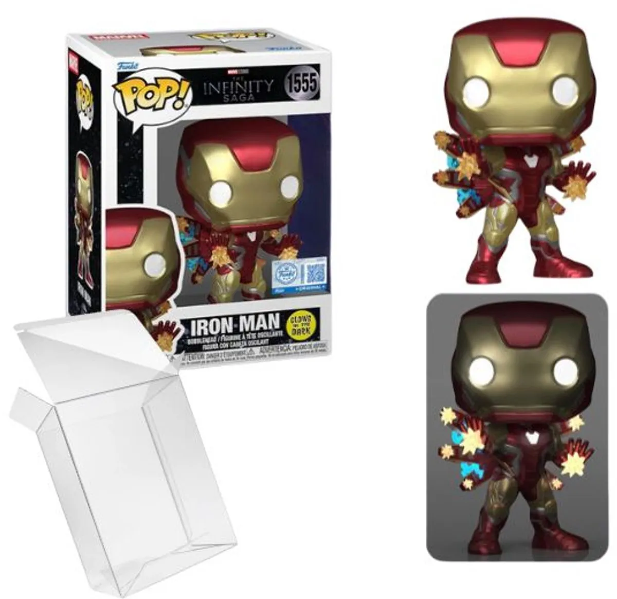 Funko Pop! Iron Man Glows in the Dark 1555