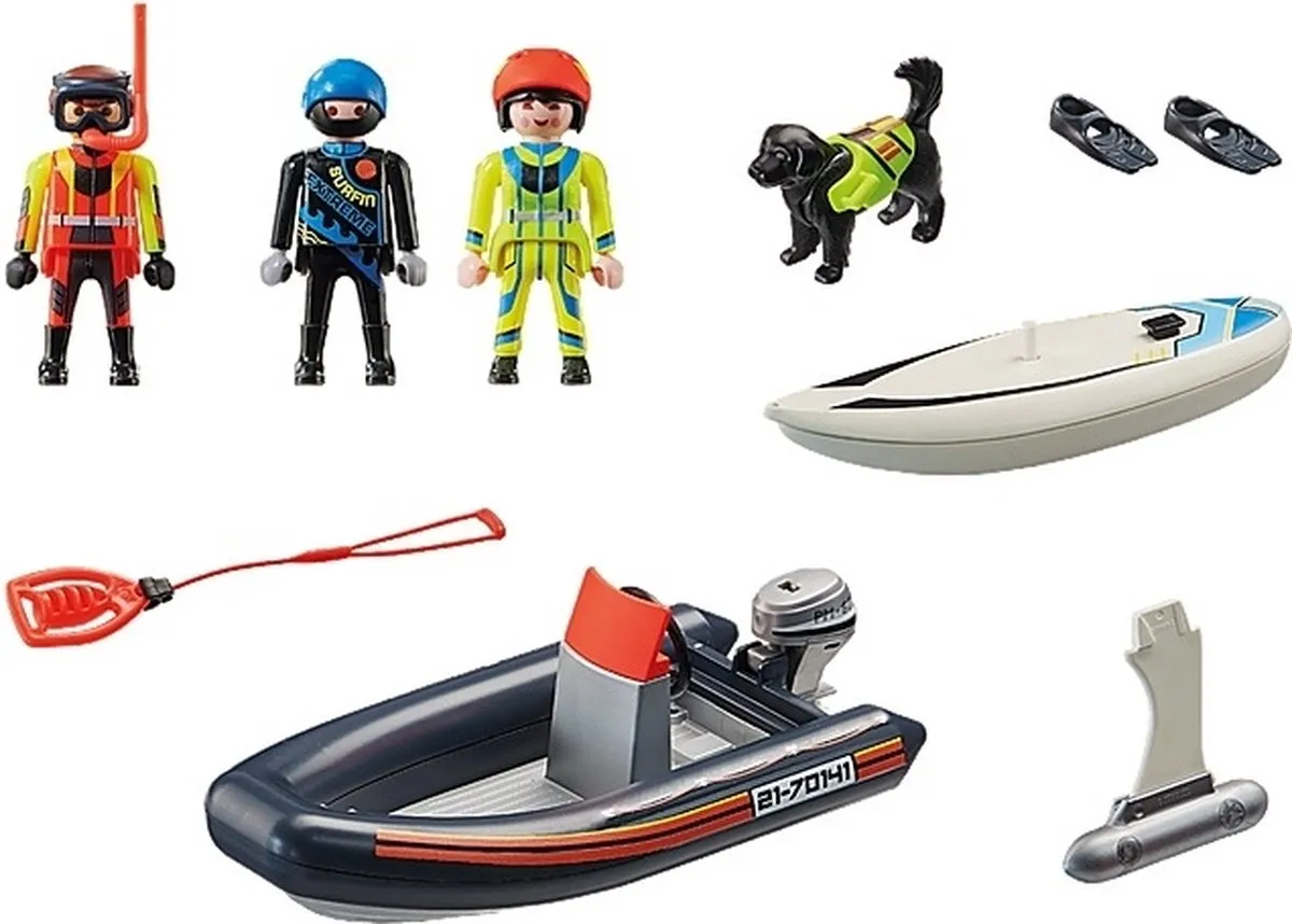 Playmobil City Action Redding op zee 70141 - Multicolor - afbeelding 6 van 6