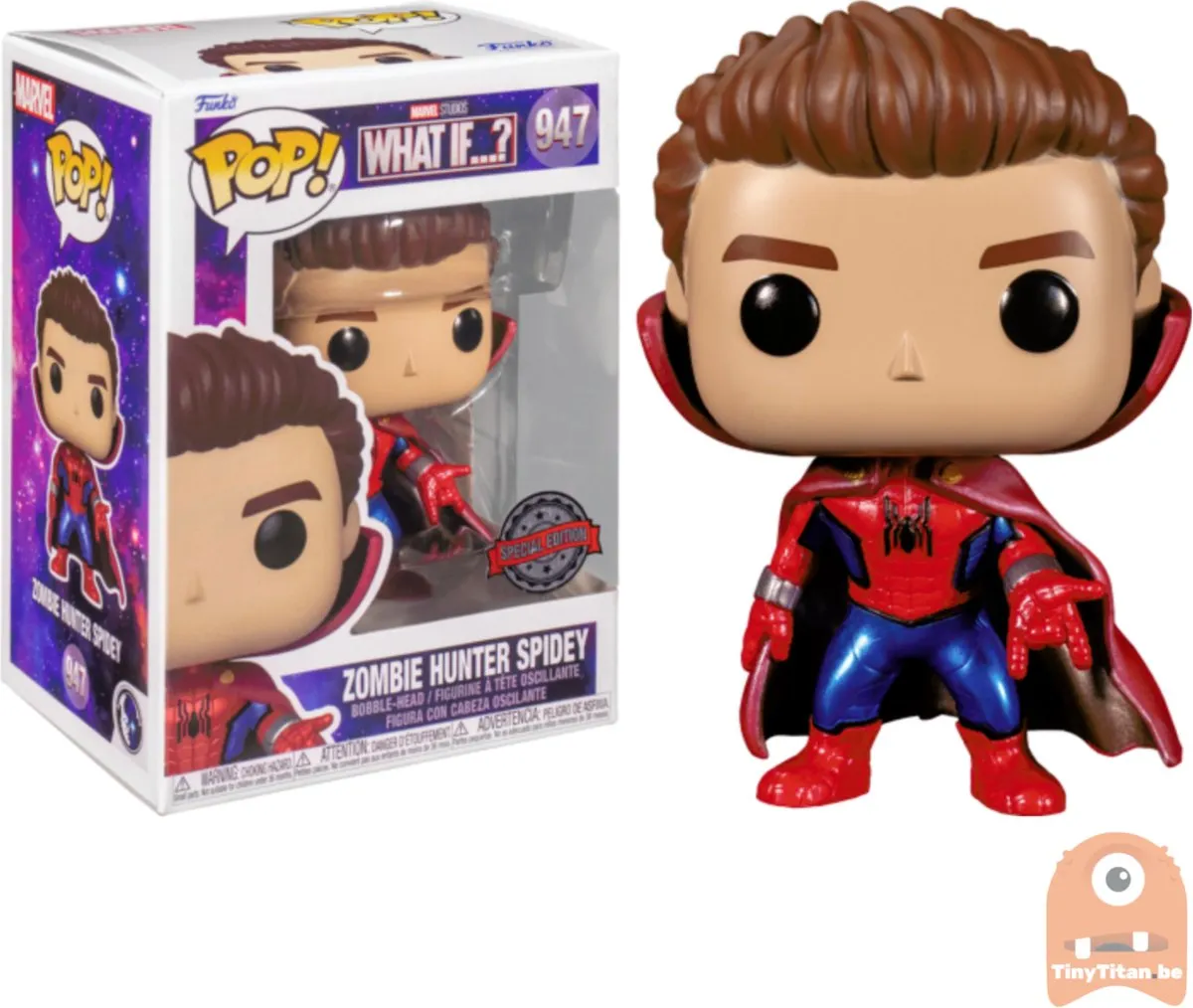 Funko POP! Marvel Zombie Hunter Spidey Unhooded 947