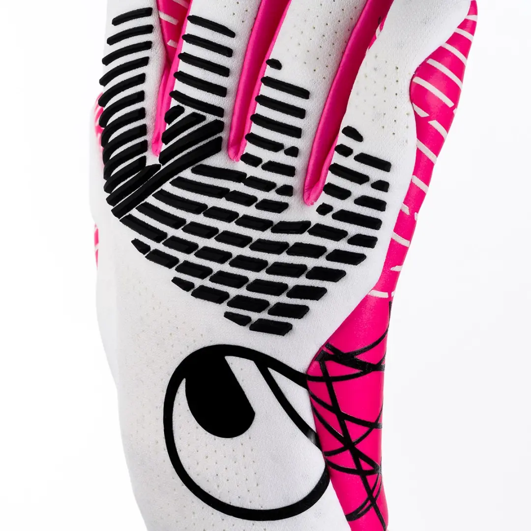 Uhlsport FM Ultragrip ZNE HN Mike Maignan Keepershandschoenen 10.5 - Fluoro pink/zwart