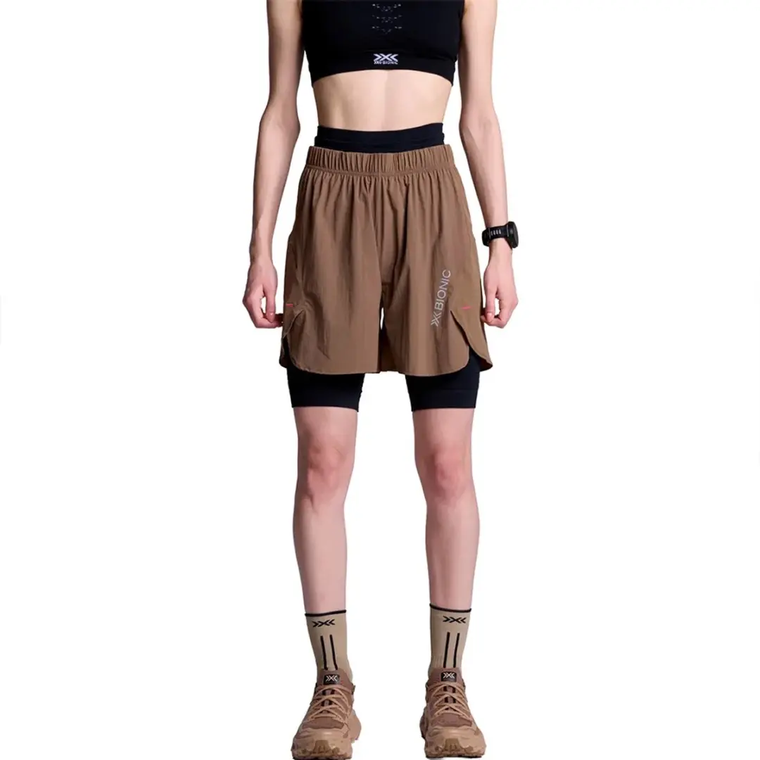 X-bionic Corefusion Run Perform Korte Broek Bruin XS Vrouw
