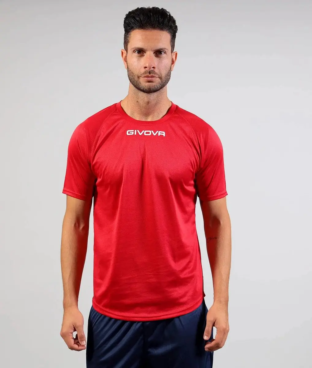 Givova One Microforata Sportshirt - XXS - Rood