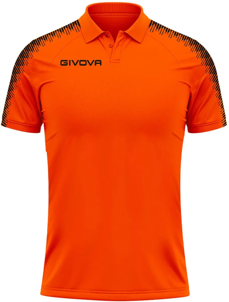 Givova Club Poloshirt - Oranje 3XL - afbeelding 3 van 3