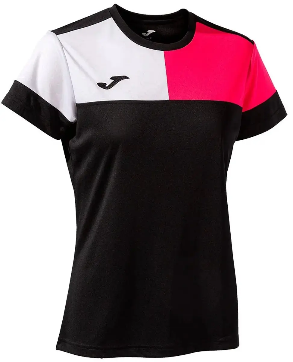 Joma Crew V T-shirt 140/146 - Meisje - Zwart - afbeelding 2 van 3