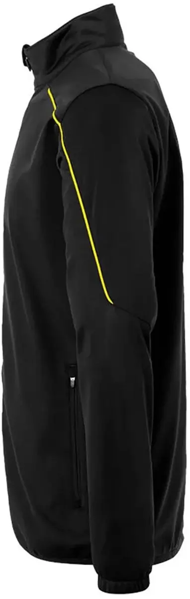 Uhlsport Stream 22 Classic Trainingsjas Kind - Maat 152 - Zwart-Limoen Geel - afbeelding 6 van 6