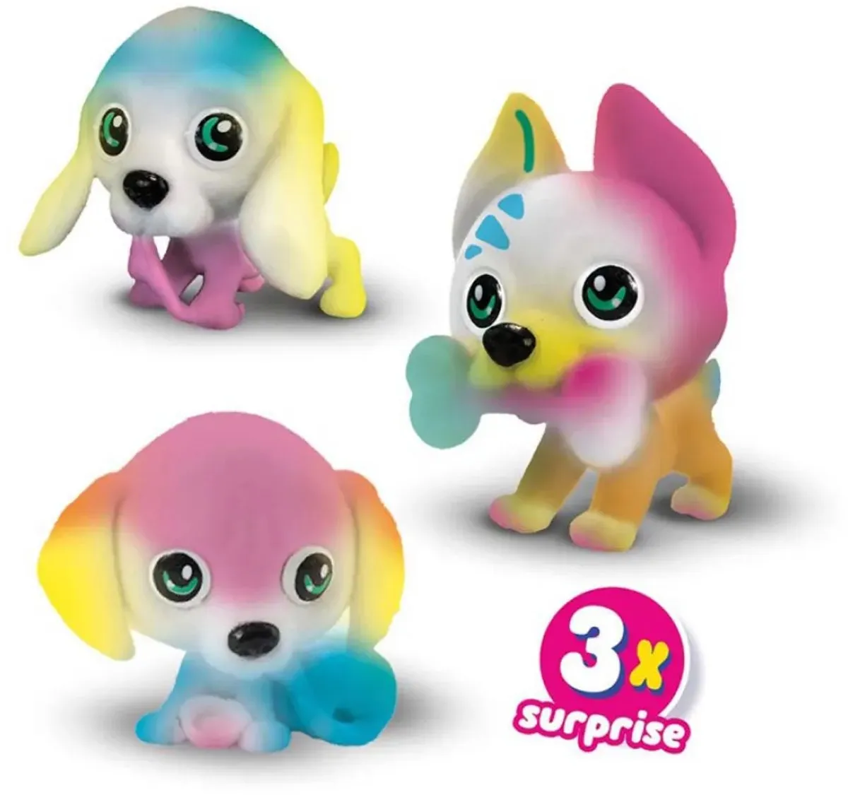 SES Creative Blow Airbrush Pens Puppy's Surprise - 4 Pennen - 3 Figuren