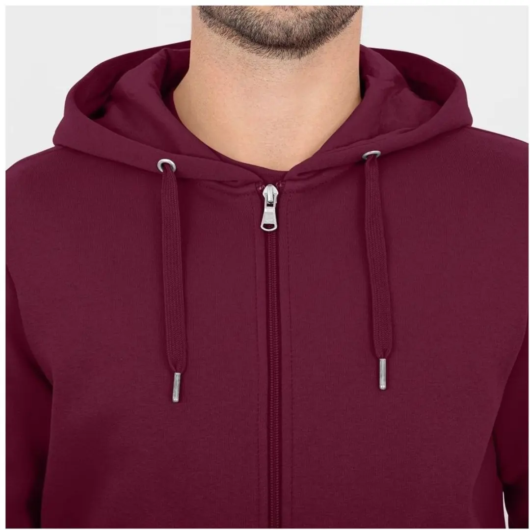 Jako Organic Jas Met Kap Heren - M - Bordeaux
