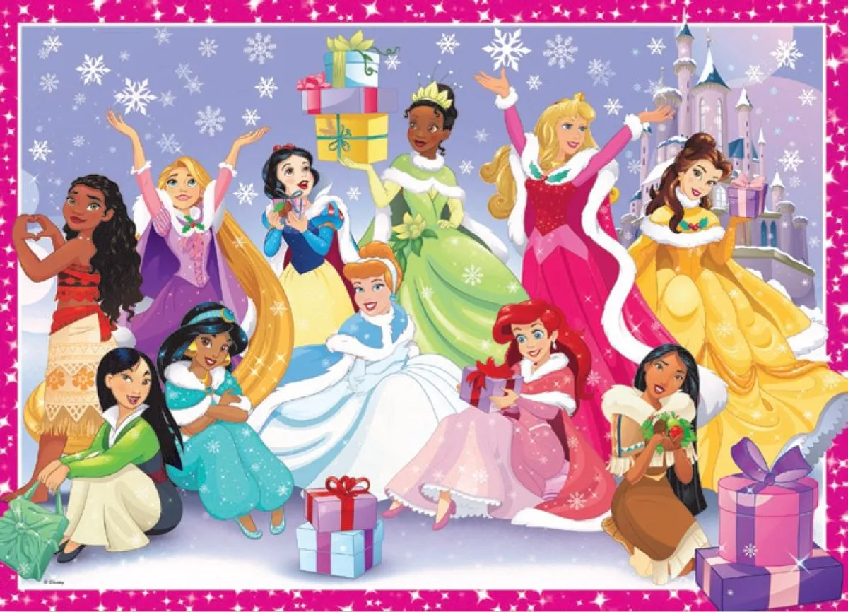 Ravensburger Disney Princess Kerst Puzzel 200 Stuks - Multicolor