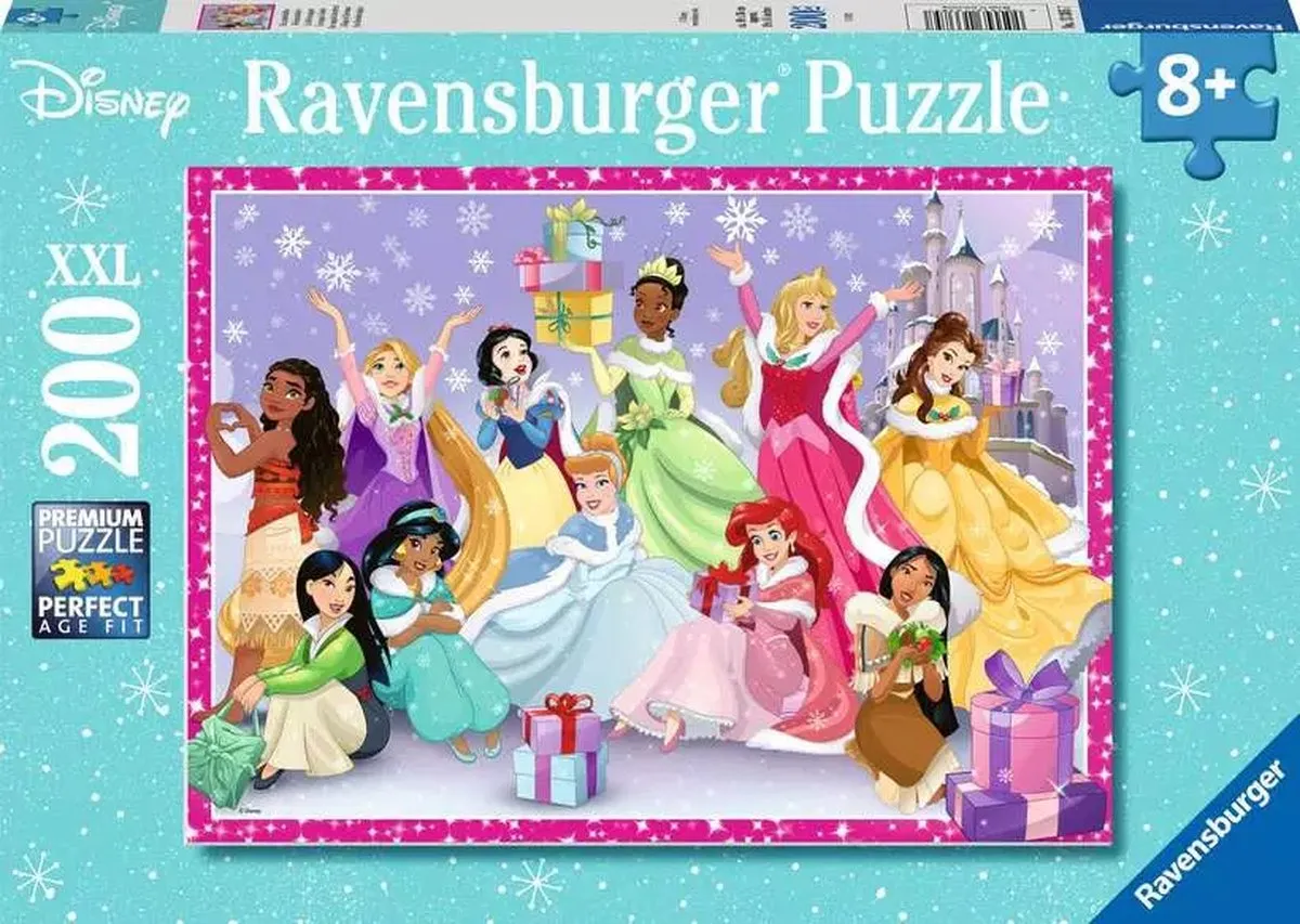 Ravensburger Disney Princess Kerst Puzzel 200 Stuks - Multicolor
