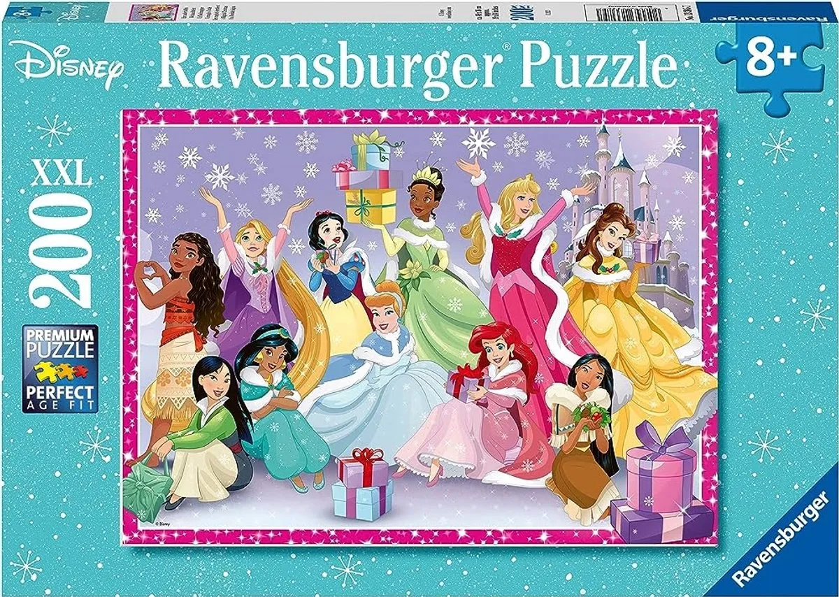 Ravensburger Disney Princess Kerst Puzzel 200 Stuks - Multicolor