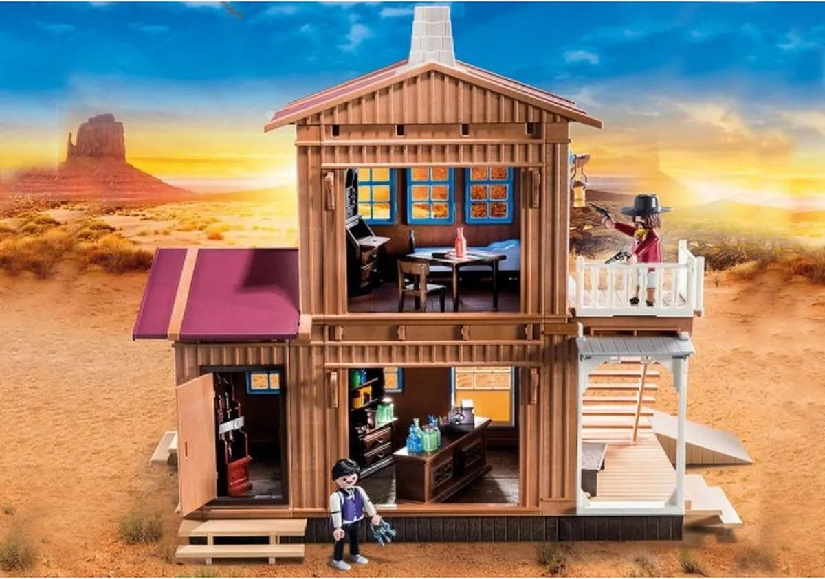Playmobil Western 70947 Winkel met Woning - Multicolor