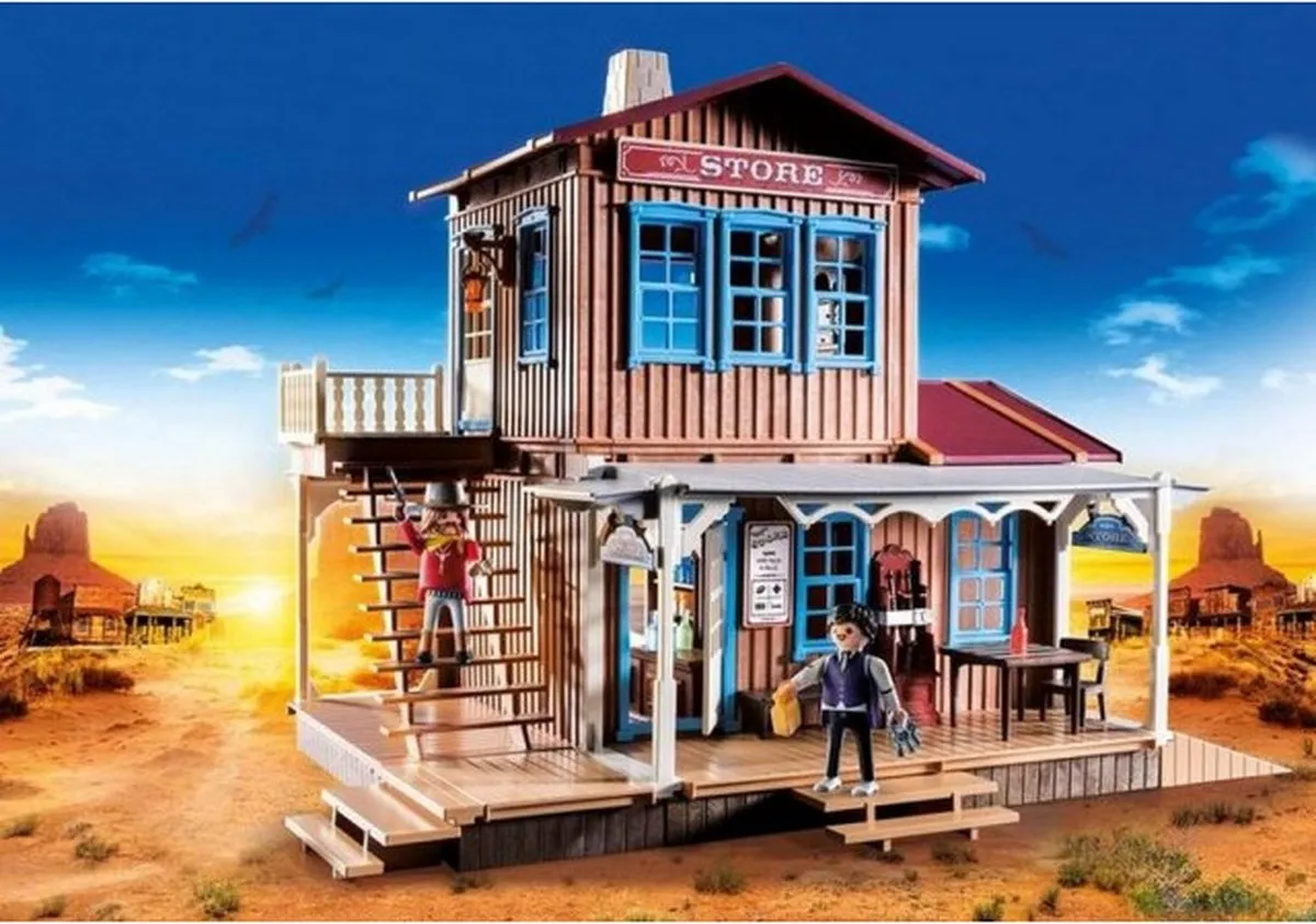 Playmobil Western 70947 Winkel met Woning - Multicolor