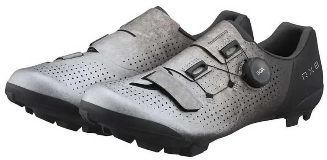 Shimano RX801 Racefietsschoenen - 45 - Zilver