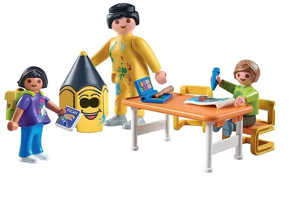 Playmobil First Day at School 71965 - Multicolor