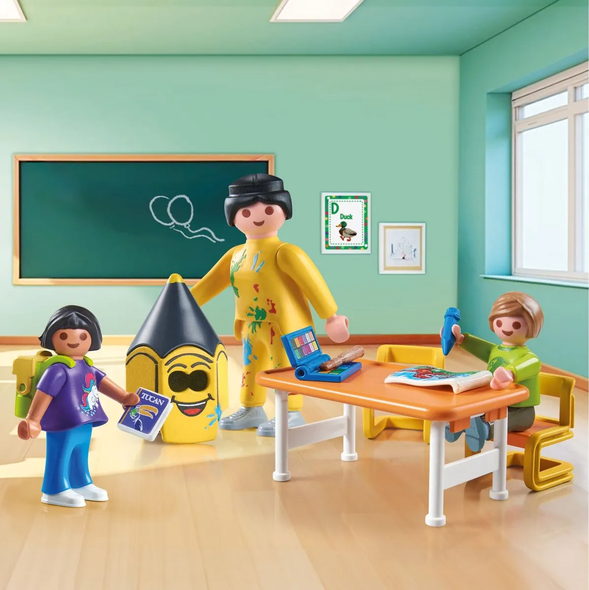 Playmobil First Day at School 71965 - Multicolor