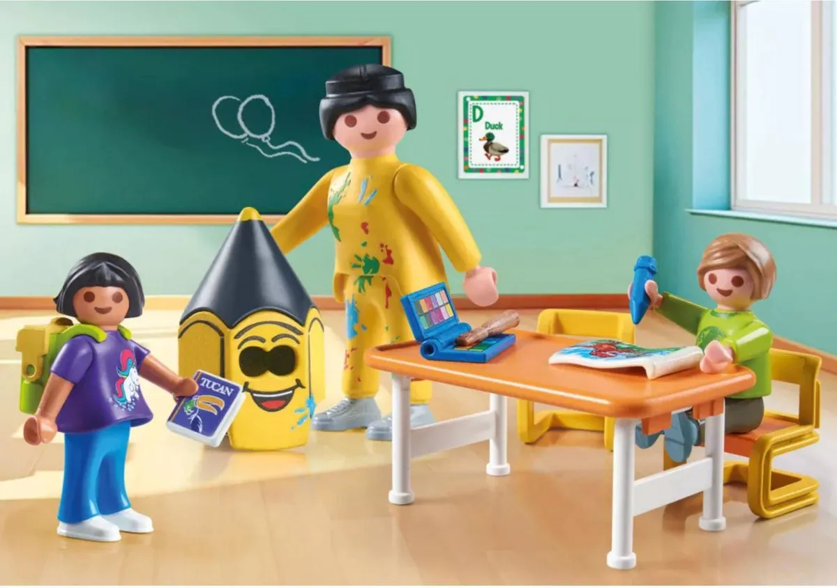 Playmobil First Day at School 71965 - Multicolor