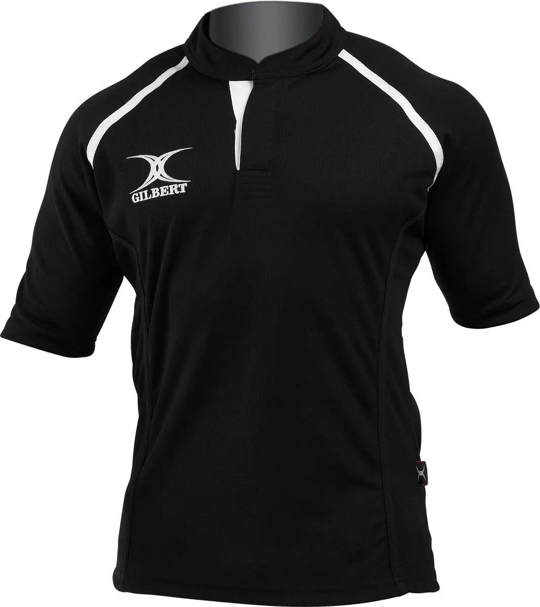 Gilbert Rugbyshirt Xact Ii Zwart