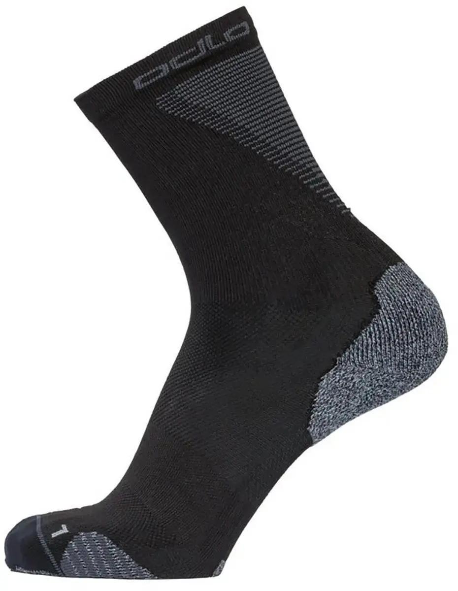 ODLO Ceramicool Crew Sportsokken 39-41 - Zwart