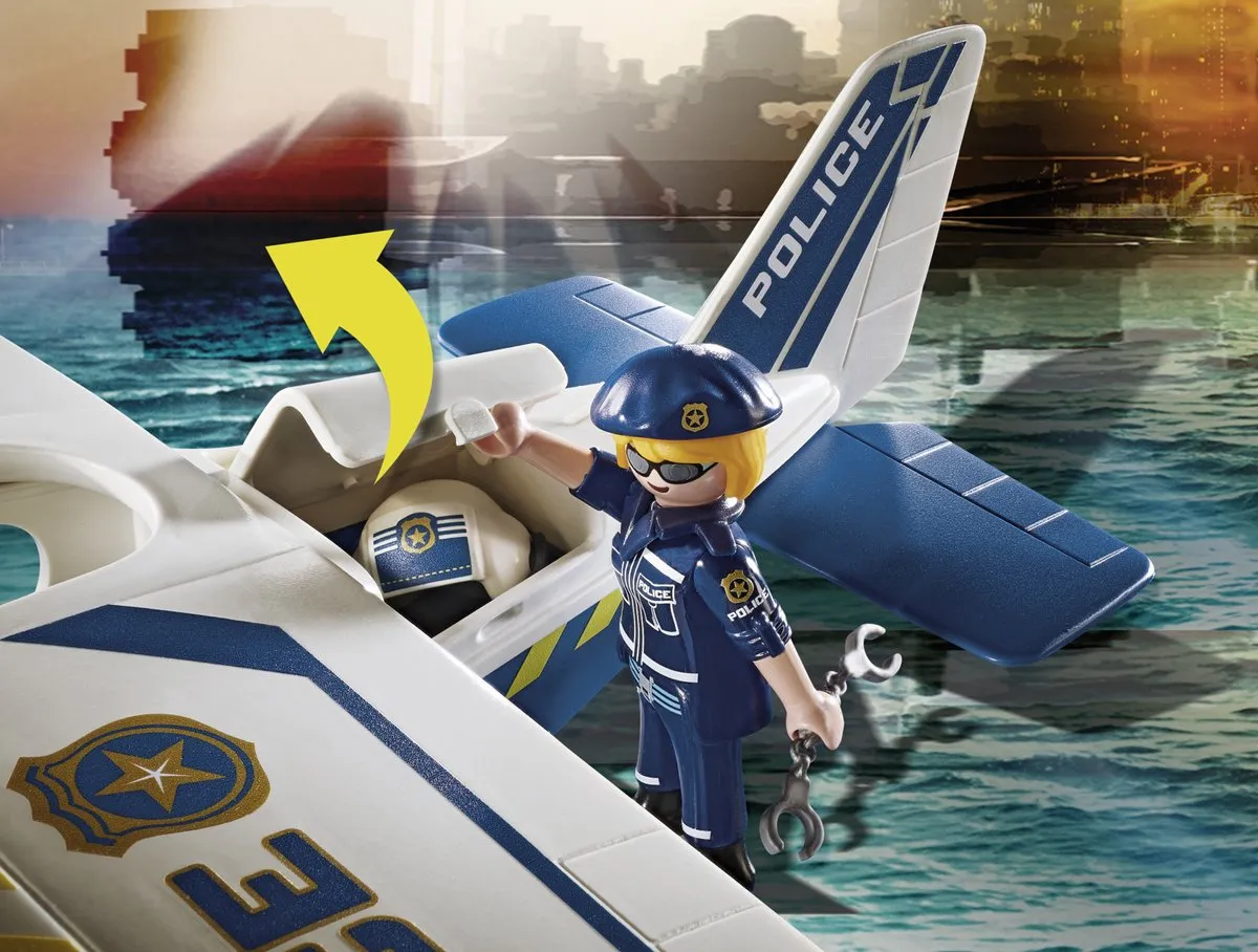 Playmobil City Action Politiewatervliegtuig 70779 - Multicolor