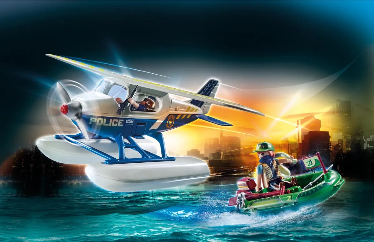 Playmobil City Action Politiewatervliegtuig 70779 - Multicolor