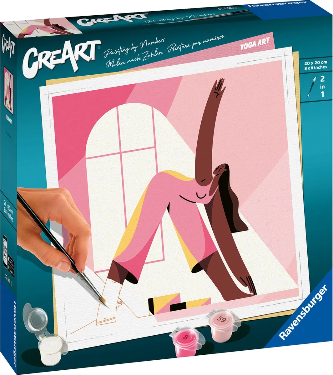 Ravensburger Yoga Art CreArt Schilderen op nummer