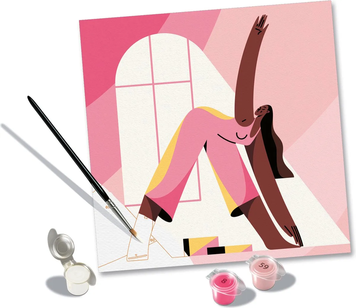 Ravensburger Yoga Art CreArt Schilderen op nummer - Meerkleurig
