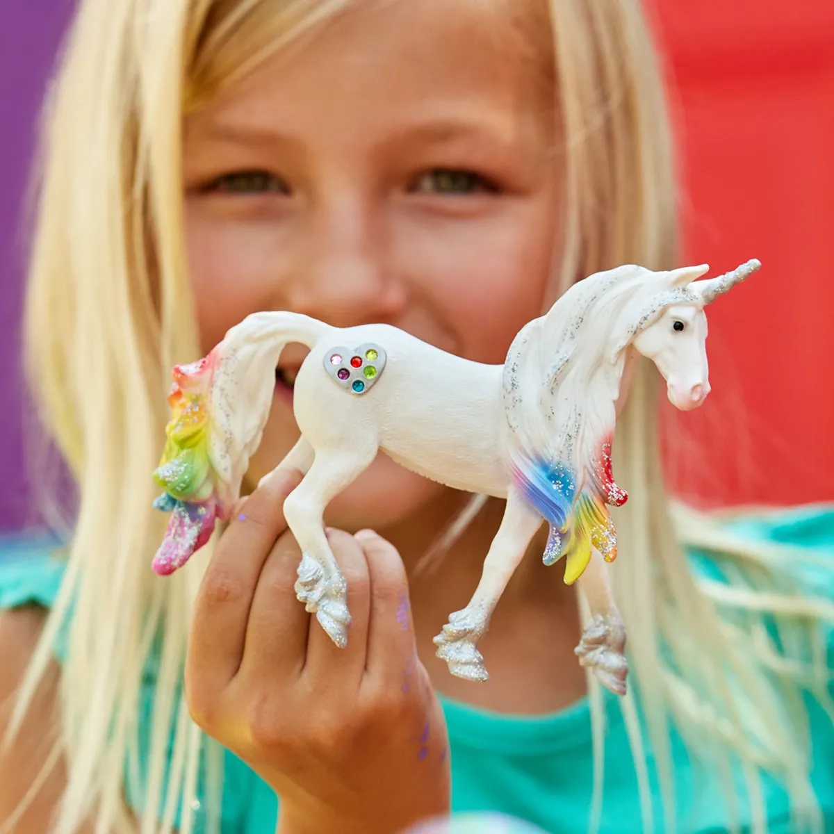 Schleich Bayala Regenboog Eenhoorn Hengst Speelfiguur 70725