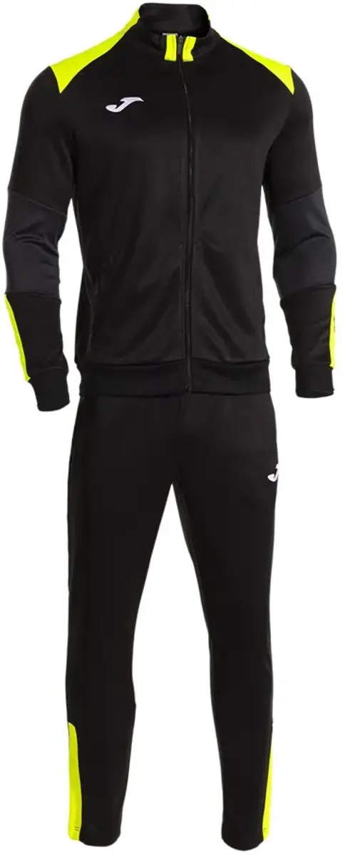 Joma Danubio Trainingspak - S - Zwart/Fluo Geel
