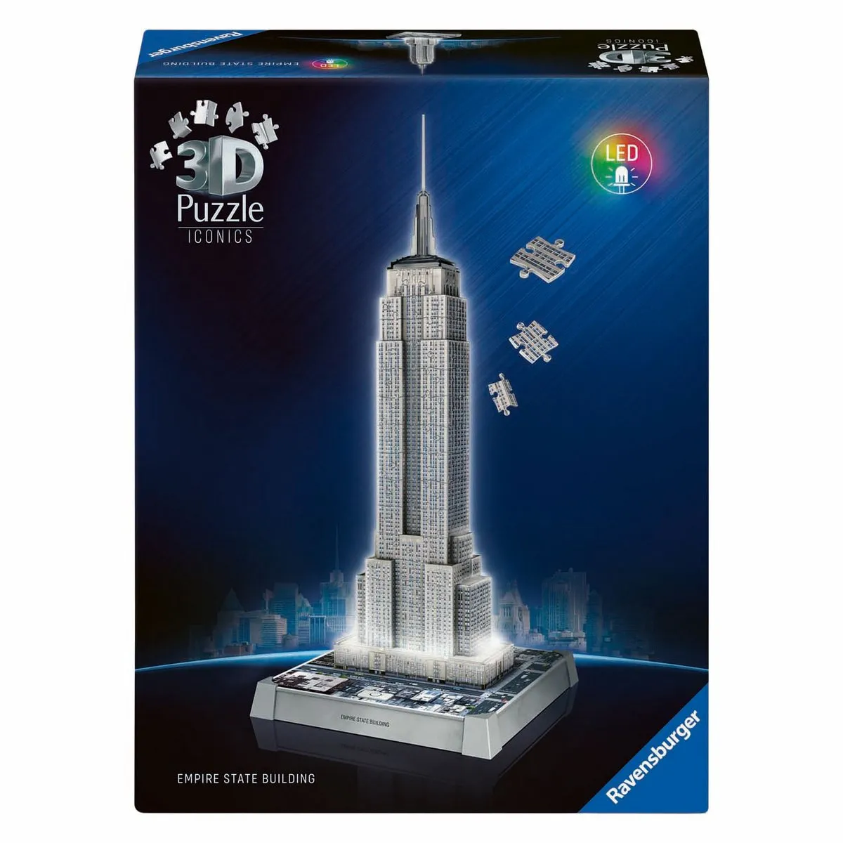 Ravensburger Iconics Empire State Building 3D Puzzel 3241 Stuks - LED-verlicht
