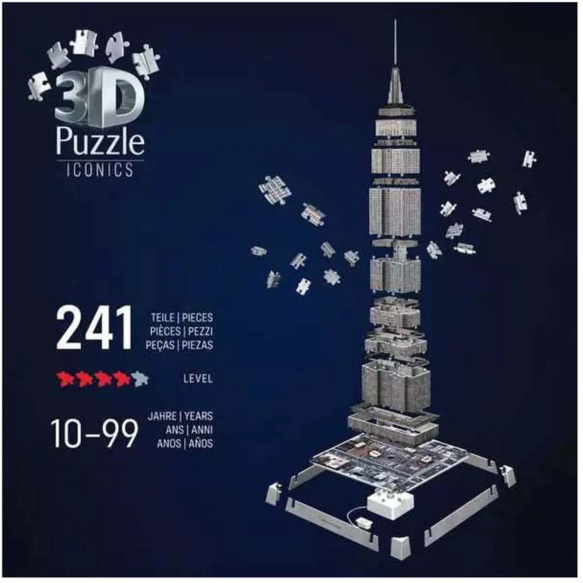 Ravensburger Iconics Empire State Building 3D Puzzel 3241 Stuks - LED-verlicht