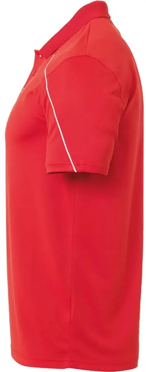 Uhlsport Stream 22 Heren Polo - Rood/Wit L