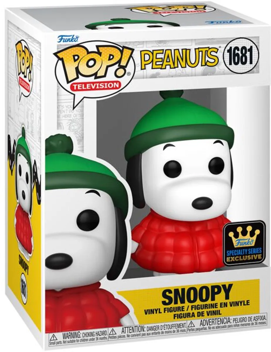 Funko Pop! Snoopy in Coat Peanuts Vinylfiguur 0889698849326