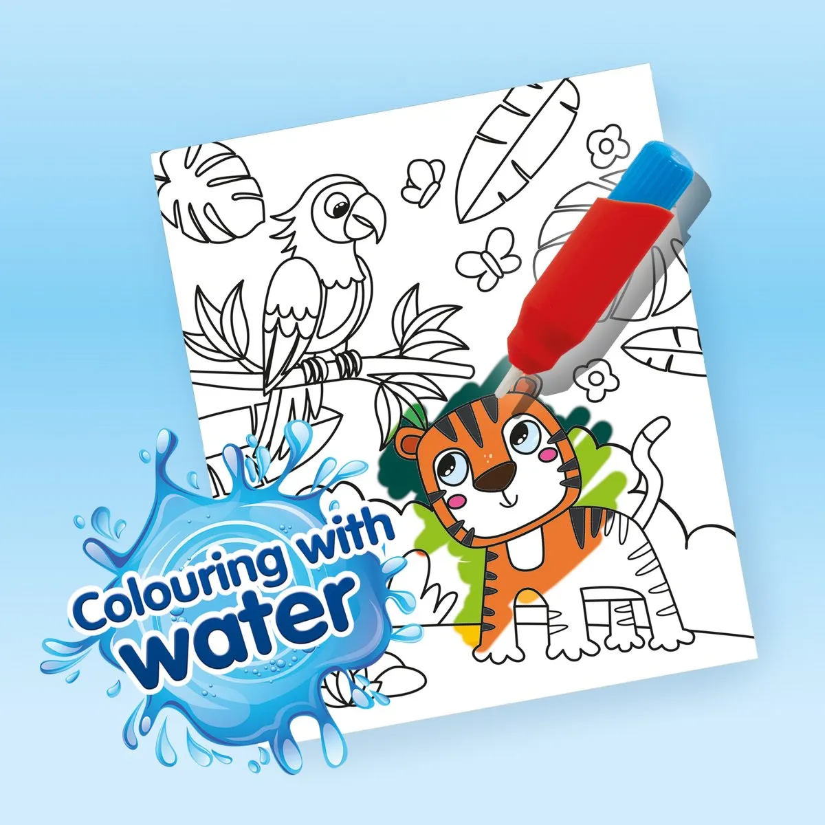 SES Creative Kleuren met water Kleurboek Travel Editie - 5 Pagina's - Multicolor