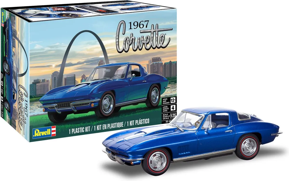 Revell 14517 1967 Corvette Coupe Modelbouwpakket