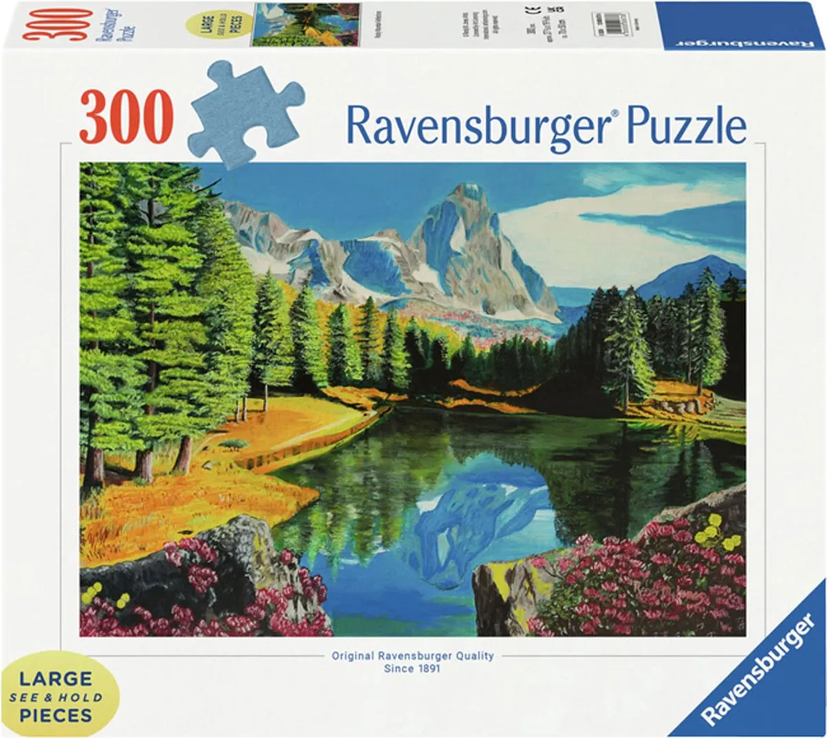Ravensburger Rocky Mountain Reflections Legpuzzel 300 Stuks - 12000873