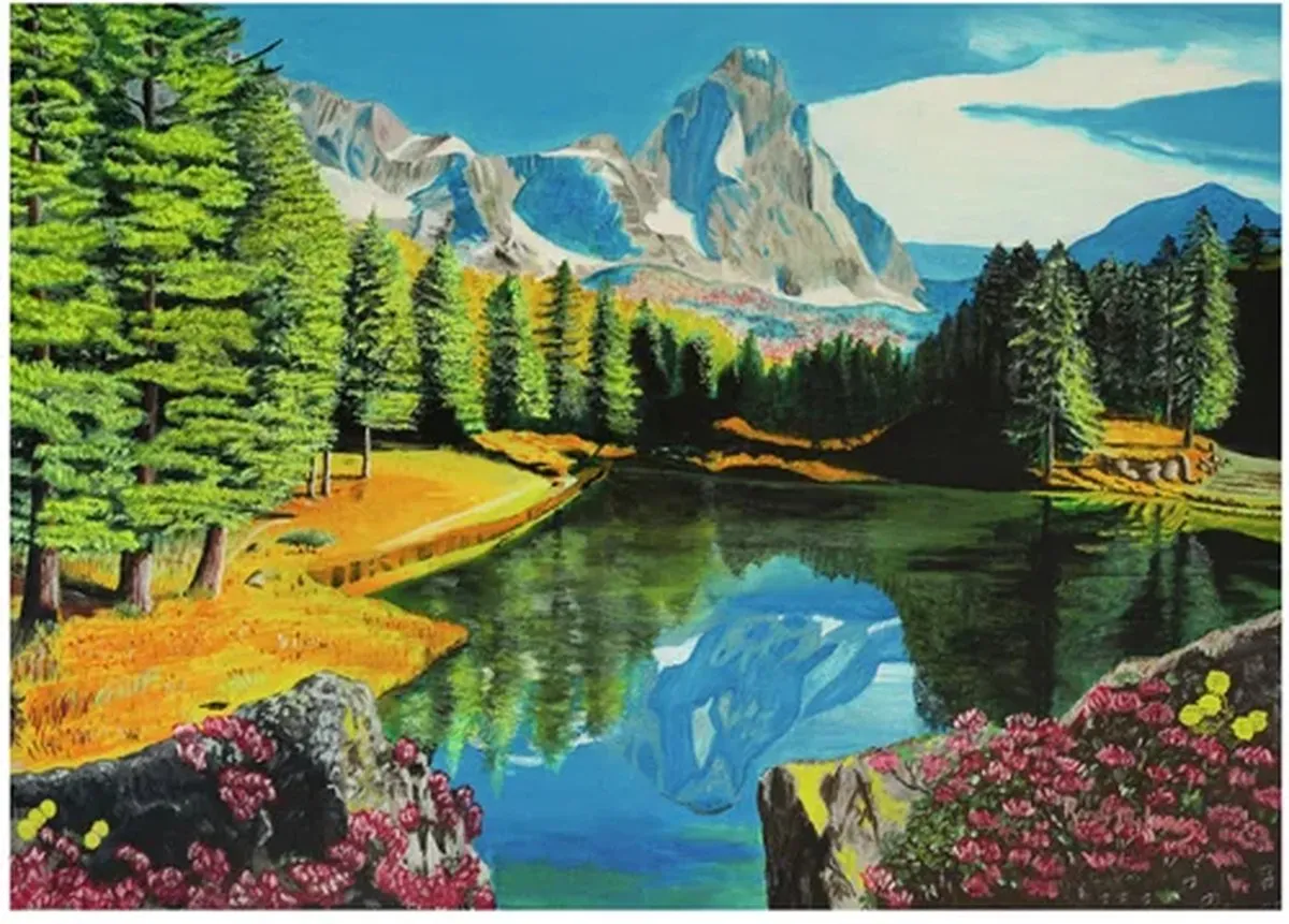 Ravensburger Rocky Mountain Reflections Legpuzzel 300 Stuks - 12000873 - afbeelding 6 van 6