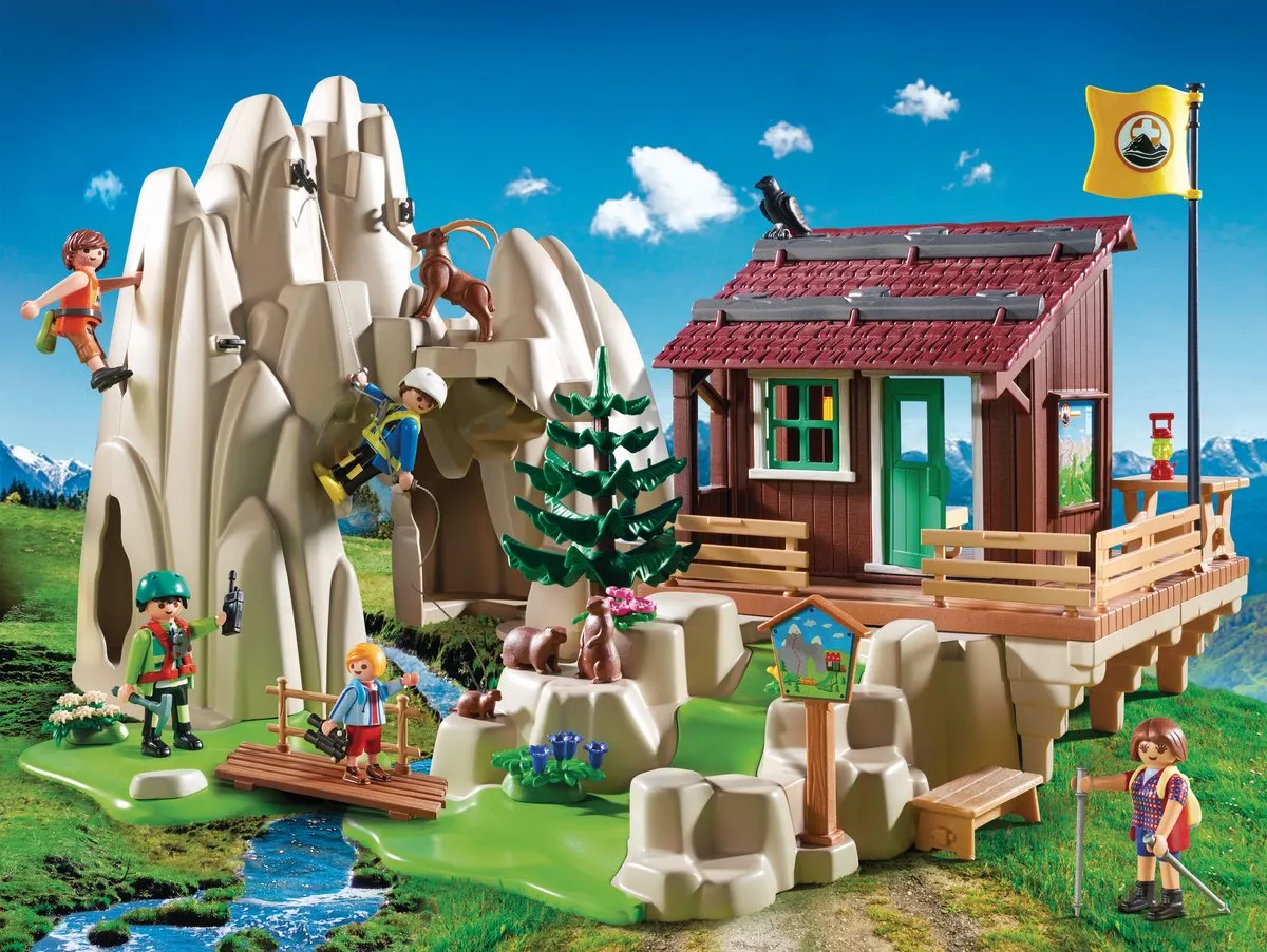 Playmobil Bergbeklimmers met Berghut 9126