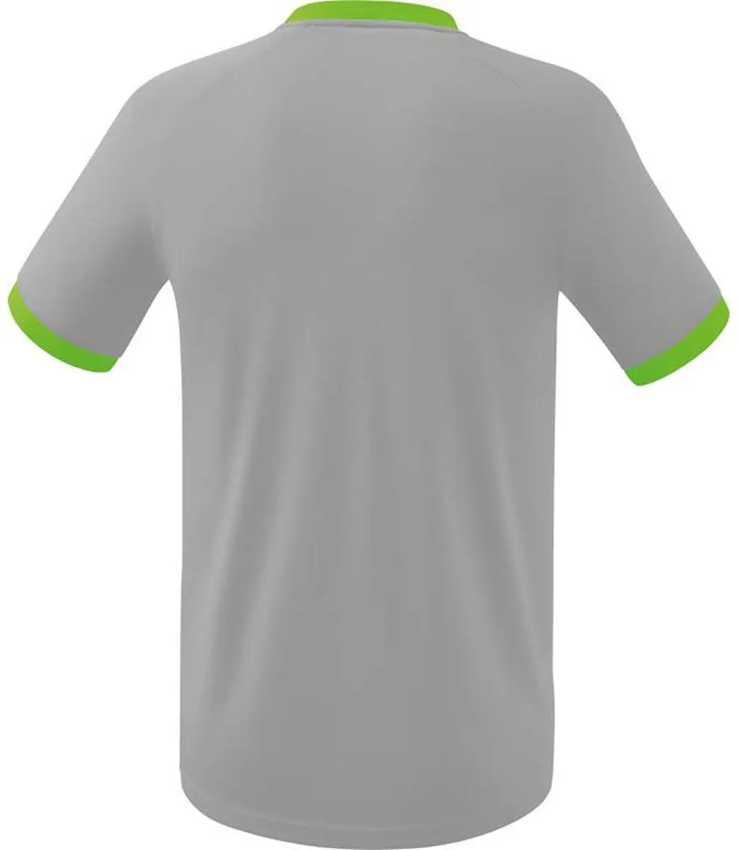 Erima Mantua Shirt Heren Korte Mouw - S - Green Gecko/Silver Grey