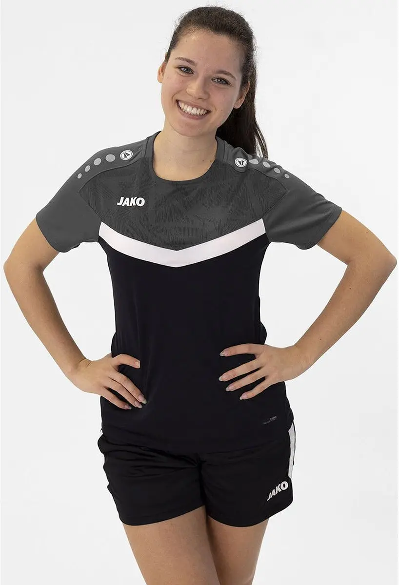 Jako Iconic T-Shirt Dames - Zwart