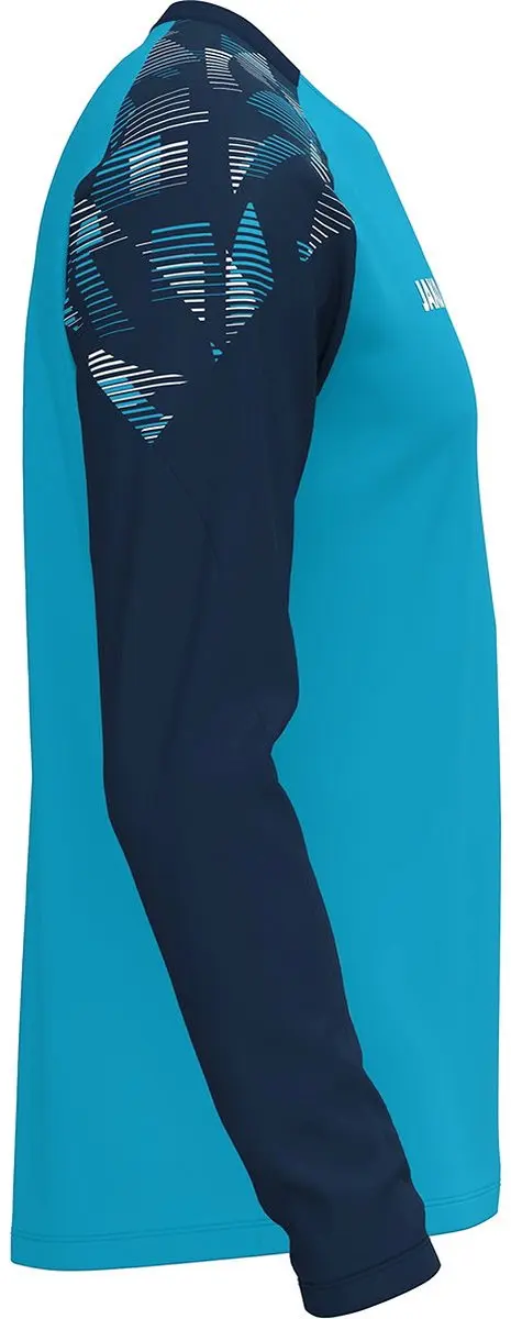 Jako Sonic Longsleeve Kinderen 140 - Aqua/Marine