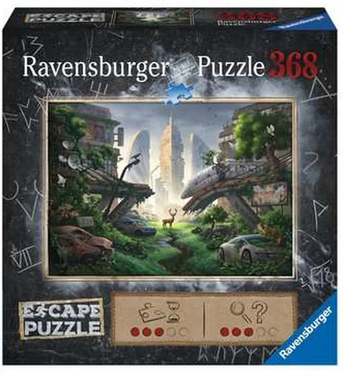 Ravensburger Escape Puzzel Desolated City 368 Stuks - Multicolor