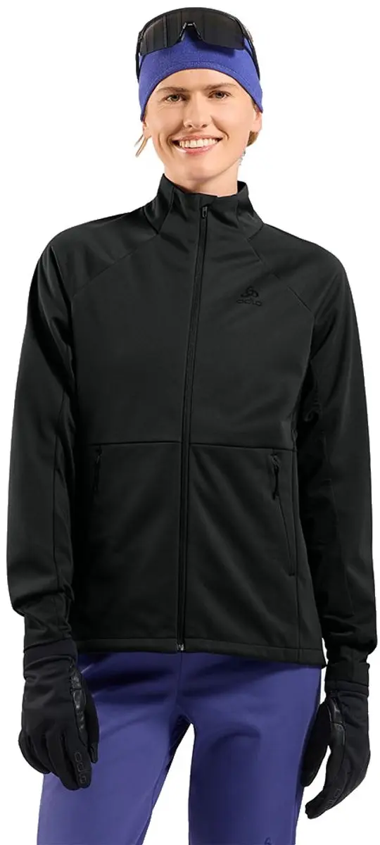 ODLO Essential Warm Jacket Dames XS - Zwart