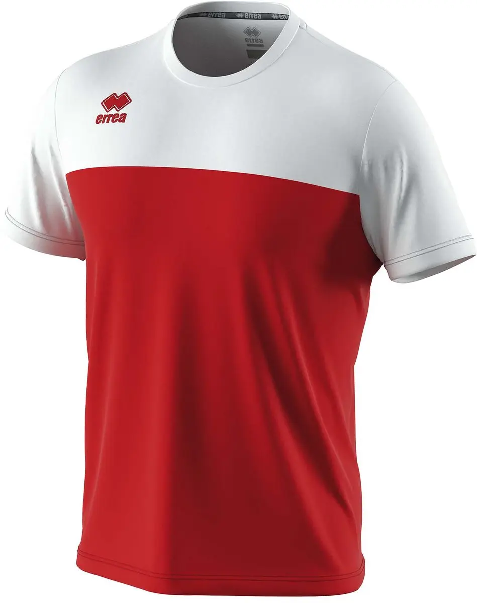 Errea Brandon Maglia MC Ad T-Shirt - M - Wit - afbeelding 4 van 6